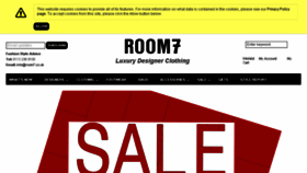 What Room7.co.uk website looked like in 2016 (7 years ago)