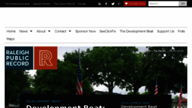 What Raleighpublicrecord.org website looked like in 2016 (7 years ago)