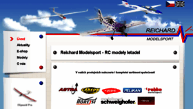 What Reichard.cz website looked like in 2016 (7 years ago)