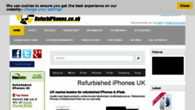 What Refurbiphones.co.uk website looked like in 2016 (7 years ago)