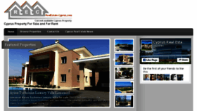 What Realestate-cyprus.com website looked like in 2016 (7 years ago)