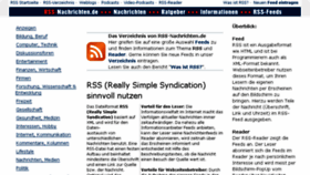 What Rss-nachrichten.de website looked like in 2016 (7 years ago)