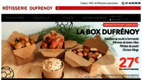 What Rotisserie-dufrenoy.fr website looked like in 2016 (7 years ago)