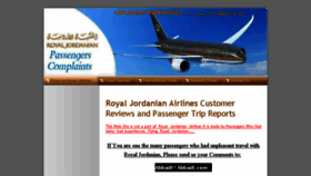 What Royaljordanianairlines.com website looked like in 2016 (7 years ago)