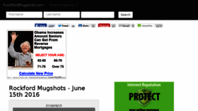 What Rockfordmugshots.com website looked like in 2016 (7 years ago)