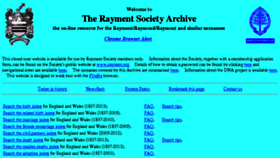 What Rayment.info website looked like in 2016 (7 years ago)
