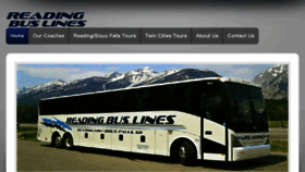What Readingbusline.com website looked like in 2016 (7 years ago)