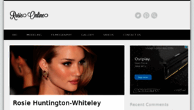 What Rosiehuntingtonwhiteley.net website looked like in 2016 (7 years ago)