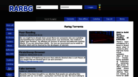 What Rarbgmirror.com website looked like in 2016 (7 years ago)
