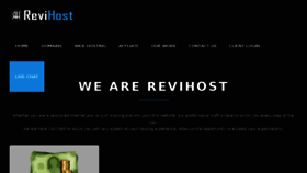 What Revihost.com website looked like in 2016 (7 years ago)