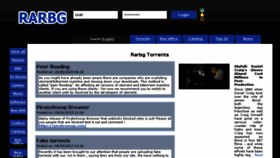 What Rarbgunblock.com website looked like in 2016 (7 years ago)