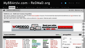 What Redmad.org website looked like in 2016 (7 years ago)