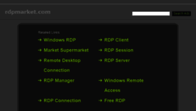 What Rdpmarket.com website looked like in 2016 (7 years ago)