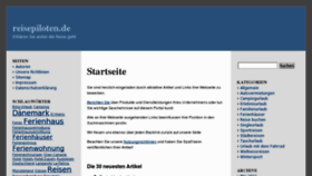 What Reisepiloten.de website looked like in 2011 (12 years ago)