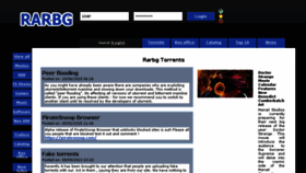 What Rarbg.unblockall.xyz website looked like in 2016 (7 years ago)