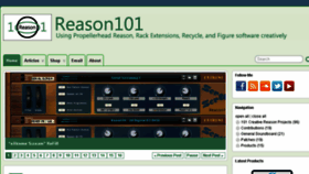 What Reason101.net website looked like in 2016 (7 years ago)