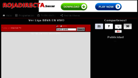 What Rojadirecta.soccer website looked like in 2016 (7 years ago)
