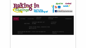 What Rakinginthesavings.com website looked like in 2016 (7 years ago)
