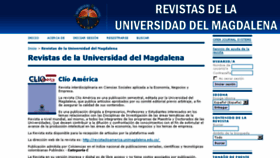 What Revistas.unimagdalena.edu.co website looked like in 2016 (7 years ago)