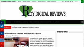 What Roydigitalreviews.com website looked like in 2016 (7 years ago)