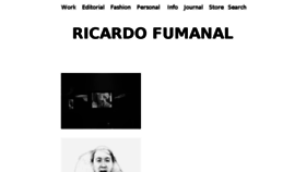 What Ricardofumanal.com website looked like in 2016 (7 years ago)
