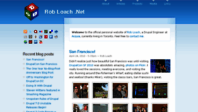 What Robloach.net website looked like in 2016 (7 years ago)