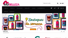 What Riobelleza.com.br website looked like in 2016 (7 years ago)