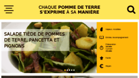 What Recette-pomme-de-terre.com website looked like in 2016 (7 years ago)