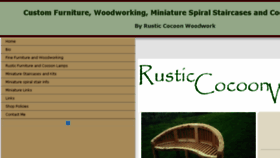 What Rusticcocoon.com website looked like in 2016 (7 years ago)