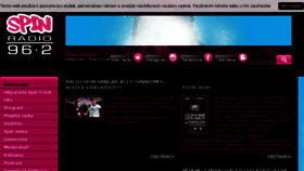 What Radiospin.cz website looked like in 2016 (7 years ago)