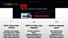 What Repignite.com website looked like in 2016 (7 years ago)