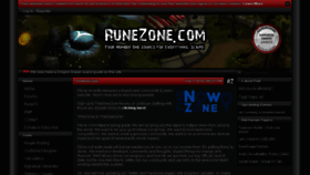 What Runezone.com website looked like in 2016 (7 years ago)
