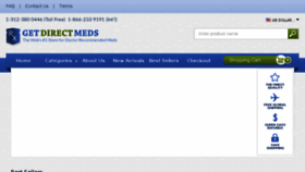 What Rxdirectmeds.com website looked like in 2016 (7 years ago)