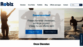What Robiz.nl website looked like in 2016 (7 years ago)