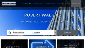 What Robertwalters.nl website looked like in 2016 (7 years ago)