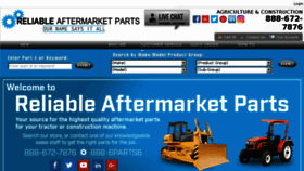 What Reliableaftermarketparts.com website looked like in 2016 (7 years ago)
