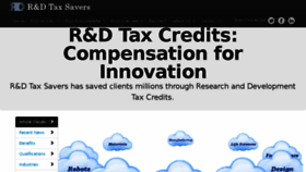 What Rdtaxsavers.com website looked like in 2016 (7 years ago)