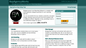 What Repagencyworks.com website looked like in 2016 (7 years ago)