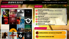 What Ravesite.de website looked like in 2016 (7 years ago)