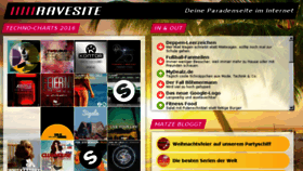 What Ravesite.de website looked like in 2016 (9 years ago)