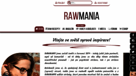 What Rawmania.cz website looked like in 2016 (7 years ago)