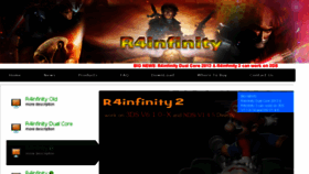 What R4infinity.com website looked like in 2016 (7 years ago)