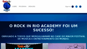 What Rockinrioacademy.com website looked like in 2016 (7 years ago)