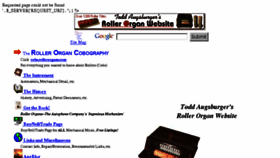 What Rollerorgans.com website looked like in 2016 (7 years ago)