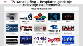 What Rtvuzivo.com website looked like in 2016 (7 years ago)