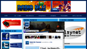 What Radioblutoscana.it website looked like in 2016 (8 years ago)