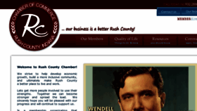 What Rushcounty.com website looked like in 2016 (7 years ago)