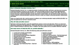 What Richardsed.com website looked like in 2016 (8 years ago)