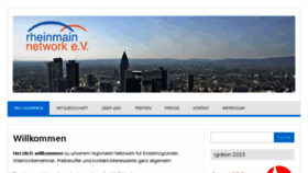 What Rheinmainnetwork.com website looked like in 2016 (7 years ago)
