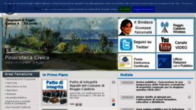What Reggiocal.it website looked like in 2016 (10 years ago)